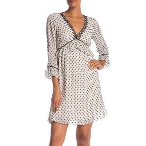 Chelsea and violet. Black and white ruffle Dress